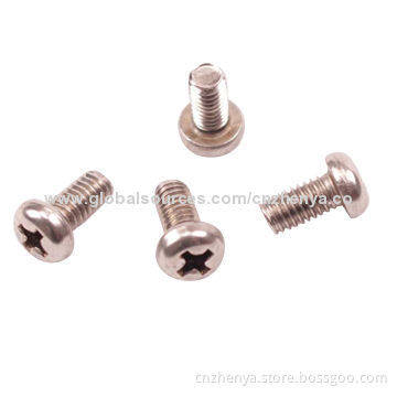 Stainless Steel Pan Head Machine Screws, DIN, GB, ASTM, JIS3 Marks